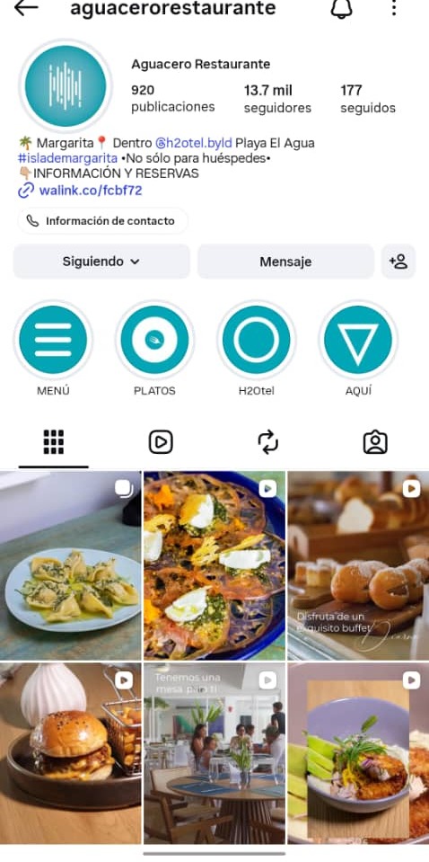 @aguacerorestaurante — Instagram