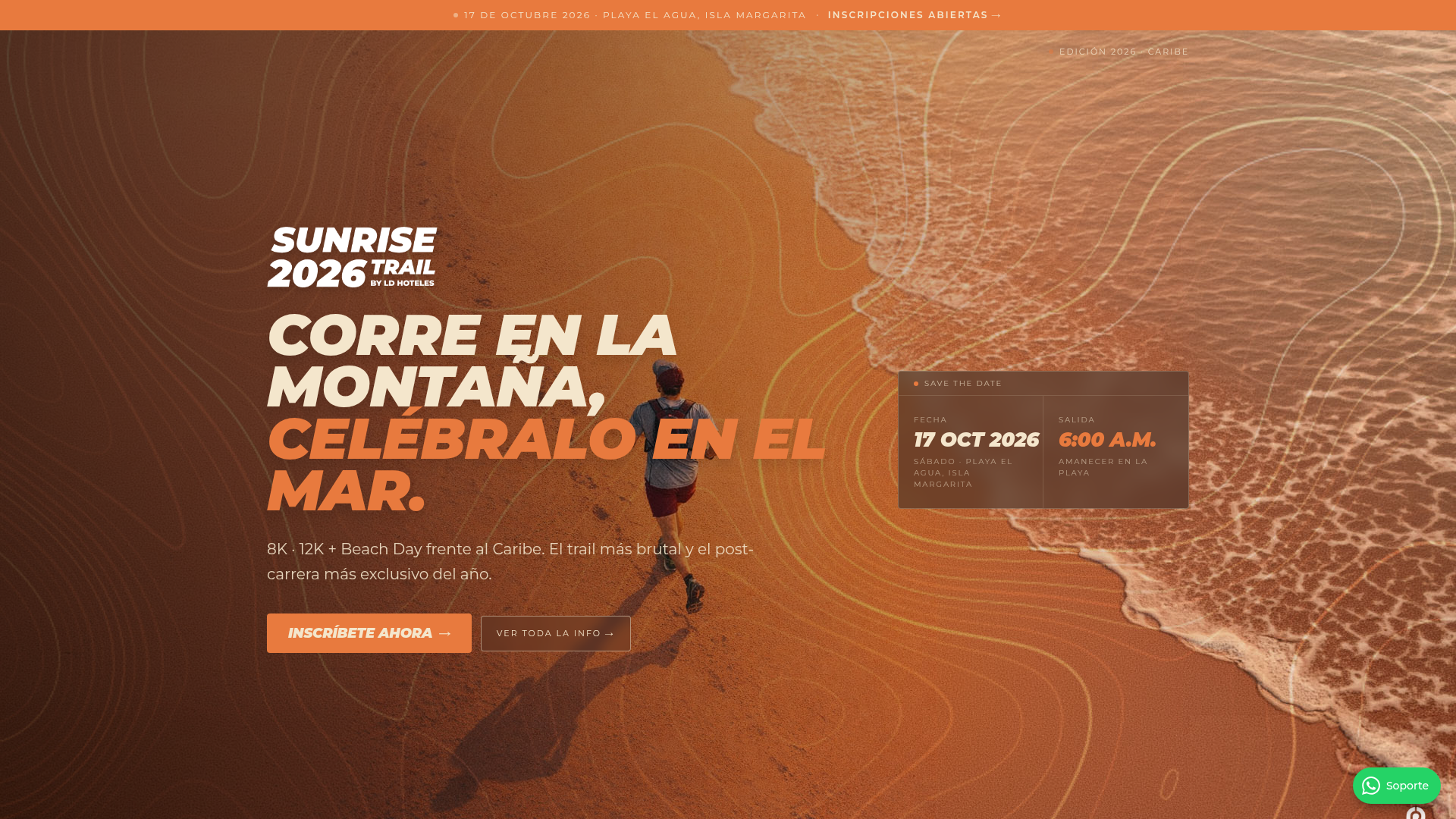 Sunrise 2026 Trail — preview